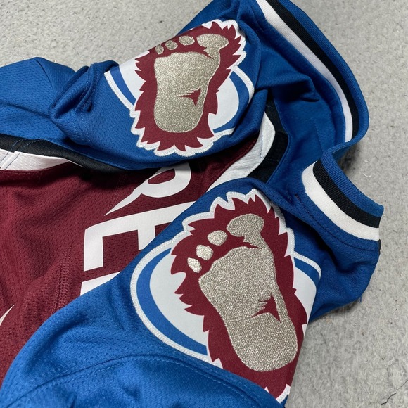 Colorado Avalanche Jersey Mens Large Red NHL Hockey Fanatics Forsberg 21 - Picture 8 of 14